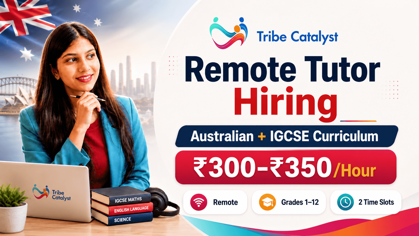 Tribe Catalyst Is Hiring Online Tutors 2026 (Australian & IGCSE, Grades 1–12)