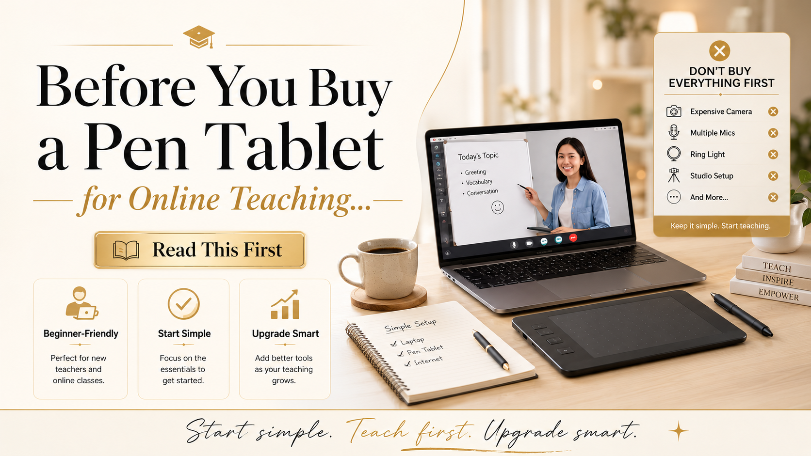 Before You Buy a Pen Tablet for Online Teaching — Read This First
